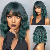 Short Wavy Synthetic Natural Wig