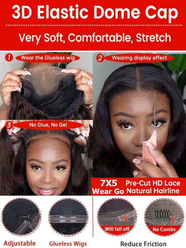 Body Wave Glueless Wig