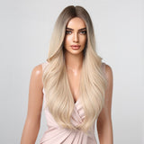 Ombre Platinum Synthetic Wig