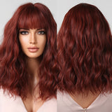 Short Wavy Synthetic Natural Wig