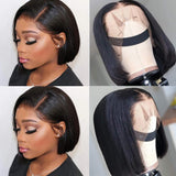 Short Bob Lace Brazilian Straight Wig