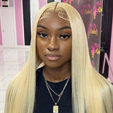 Blonde Straight Lace Frontal Wig