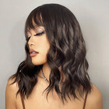 Short Wavy Synthetic Natural Wig