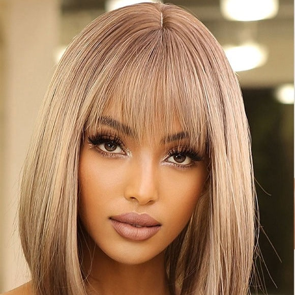 Brown Blonde Ombre Bob Wigs