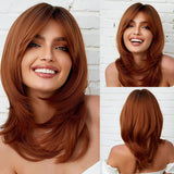 Shoulder Length Layered Synthetic Wig