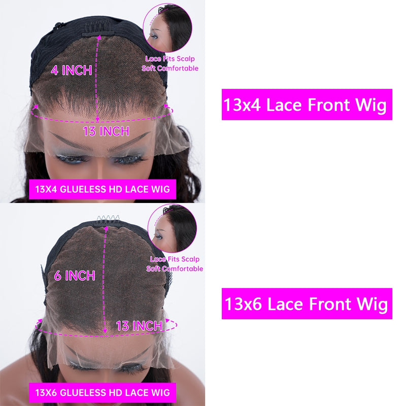 Glueless Human Hair Body Wave Wig