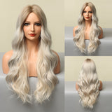 Ombre Platinum Synthetic Wig