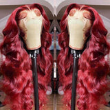 Burgundy Body Wave Lace Front Wig