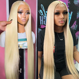 Blonde Straight Lace Frontal Wig