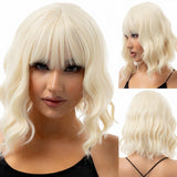 Synthetic Pastel Wavy Wig