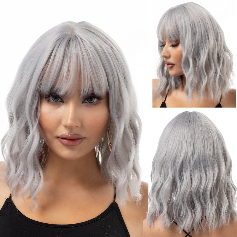 Synthetic Pastel Wavy Wig