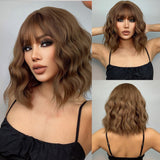 Short Wavy Synthetic Natural Wig