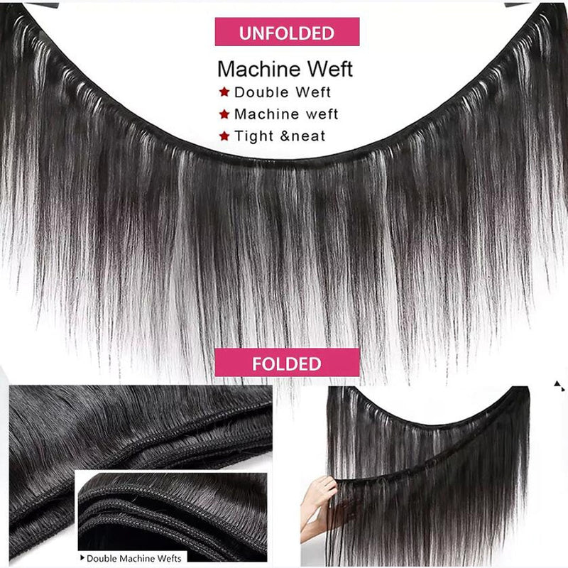 Bone Straight Human Hair Extensions