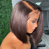 Glueless Blonde Straight Bob Wig