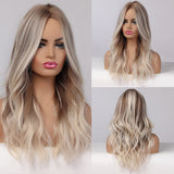 Ombre Platinum Synthetic Wig