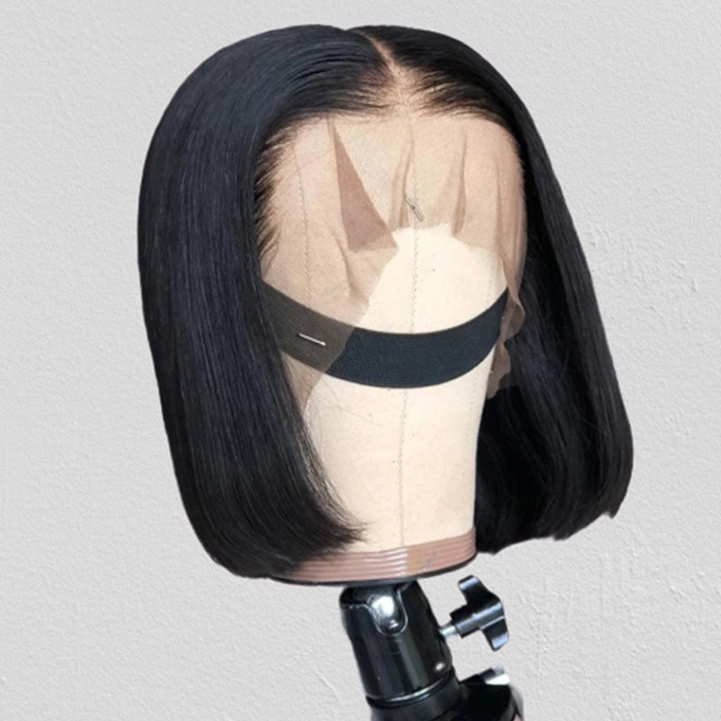 Short Bob Lace Brazilian Straight Wig