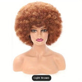 Short Afro Curly Synthetic Wigs