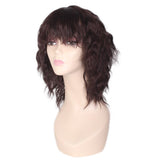 Black Brown Synthetic Wig