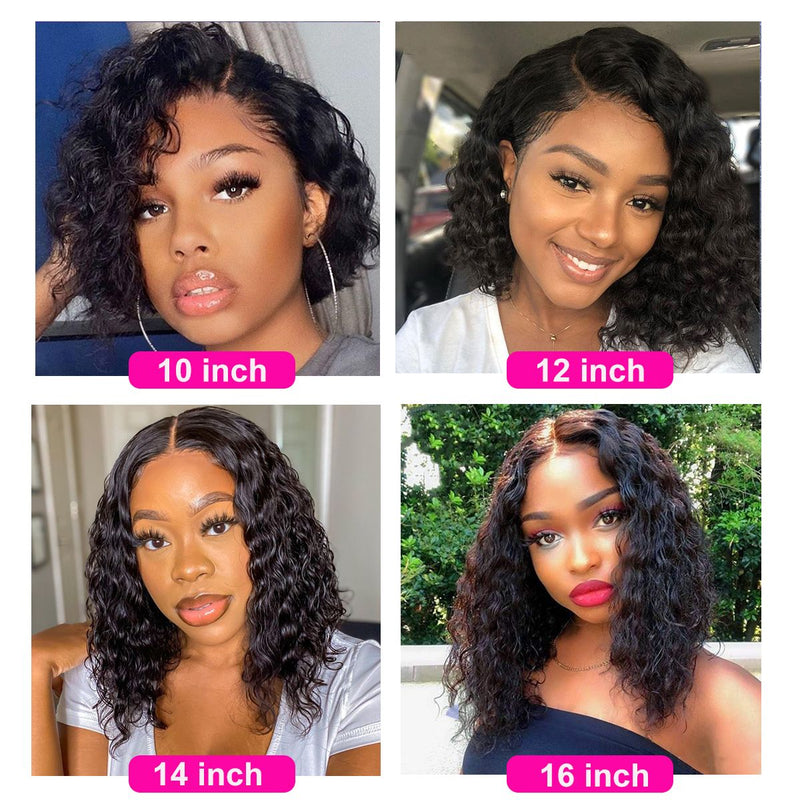 Deep Wave Short Bob Wig