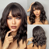 Short Wavy Synthetic Natural Wig