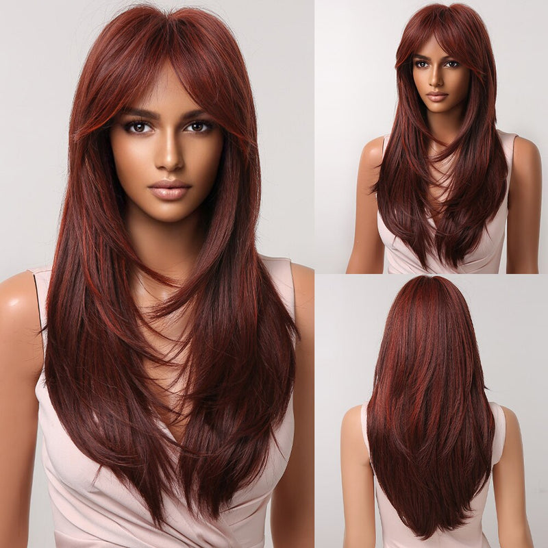 Shoulder Length Layered Synthetic Wig