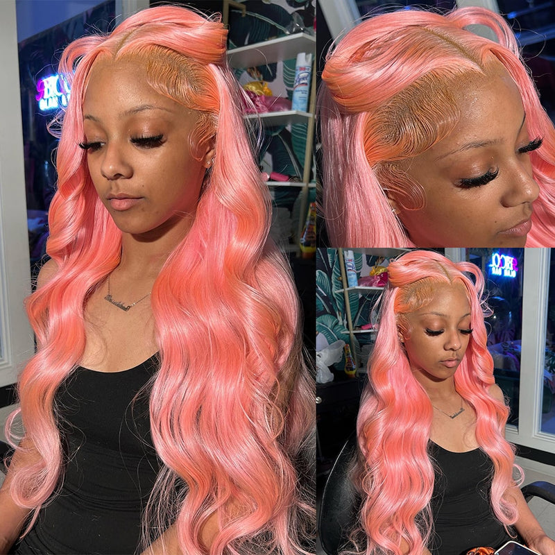 Honey Blonde Body Wave Lace Front Wig