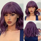 Short Wavy Synthetic Natural Wig