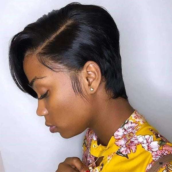 Lace Straight Bob Pixie Wigs